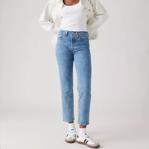 Levi's Denim - Levi’s Wedgie Straight Leg Jeans Space To Think Medium Wash 25 Casual Mom